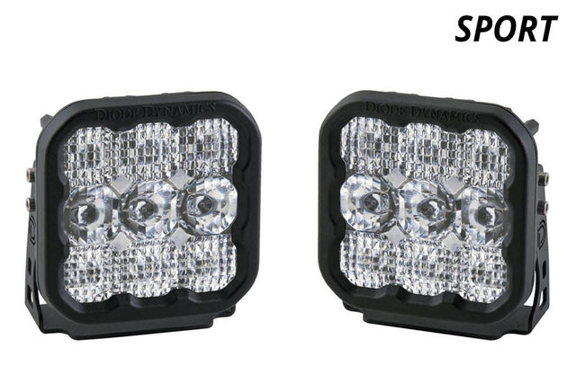 Diode Dynamics SS5 LED Pod Sport White Combo (Pair)-1
