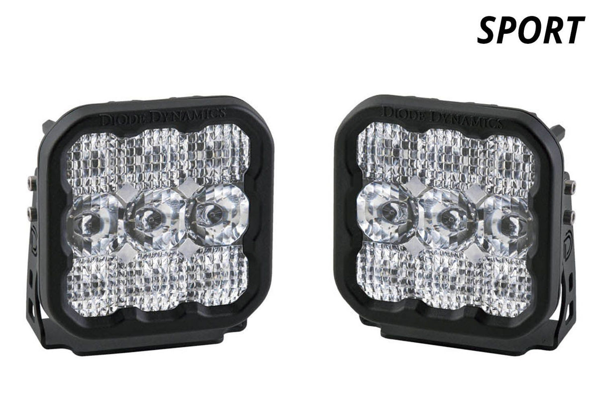 Diode Dynamics SS5 LED Pod Sport White Driving (Pair)-1