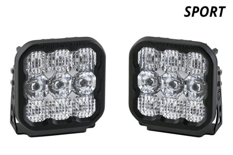 Diode Dynamics SS5 LED Pod Sport White Driving (Pair)-1