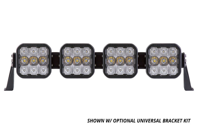 Diode Dynamics SS5 Sport Universal CrossLink 4-Pod Lightbar Yellow Driving-1