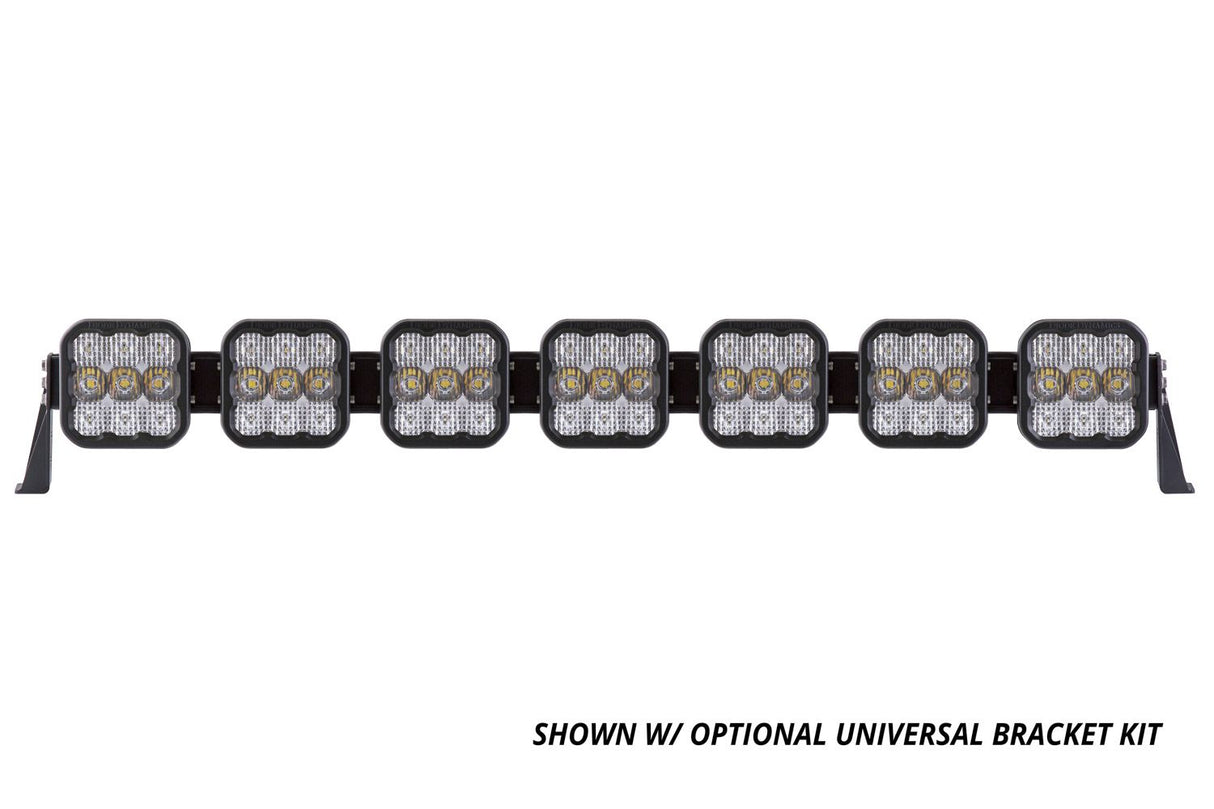 Diode Dynamics SS5 Sport Universal CrossLink 7-Pod Lightbar Yellow Combo-3