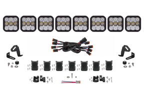 Diode Dynamics SS5 Sport Universal CrossLink 8-Pod Lightbar White Driving-1