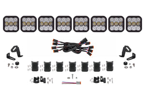 Diode Dynamics SS5 Sport Universal CrossLink 8-Pod Lightbar White Driving-1