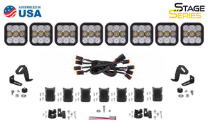 Diode Dynamics SS5 Sport Universal CrossLink 8-Pod Lightbar Yellow Combo-5