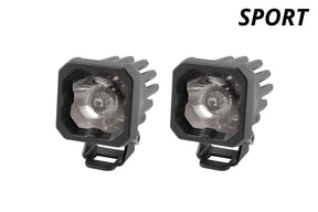 Diode Dynamics SSC1 LED Pod Sport White Flood ABL (Pair)-1