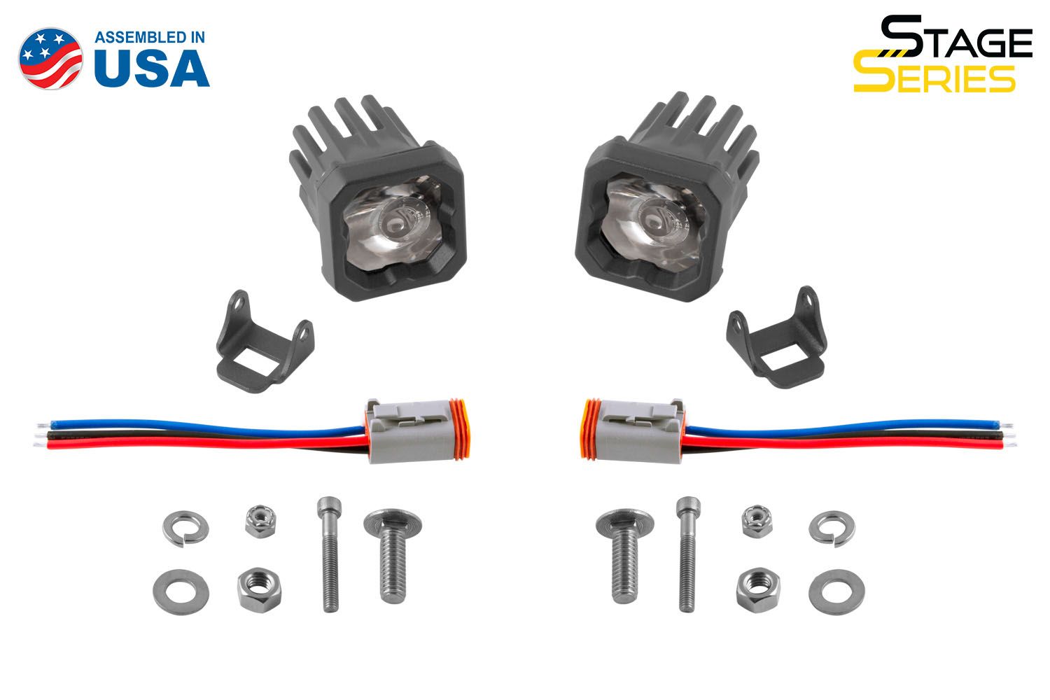 Diode Dynamics SSC1 LED Pod Sport White Flood ABL (Pair)-8