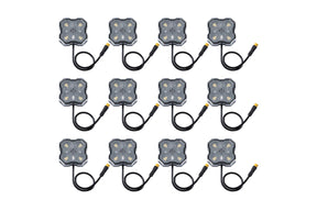 Diode Dynamics Single-Color Rock Light Installer Kit (12-pack)-1