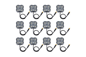 Diode Dynamics Single-Color Rock Light Installer Kit (12-pack)-1