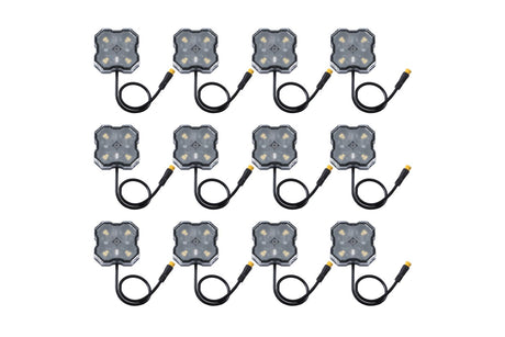 Diode Dynamics Single-Color Rock Light Installer Kit (12-pack)-1