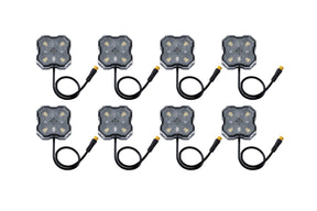 Diode Dynamics Single-Color Rock Light Installer Kit (8-pack)-1