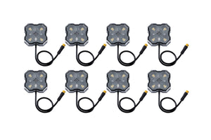 Diode Dynamics Single-Color Rock Light Installer Kit (8-pack)-1