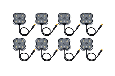 Diode Dynamics Single-Color Rock Light Installer Kit (8-pack)-1