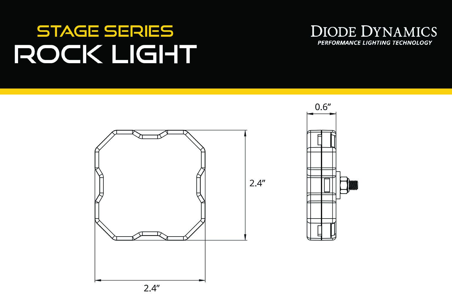 Diode Dynamics Single-Color Rock Light Installer Kit (8-pack)-11