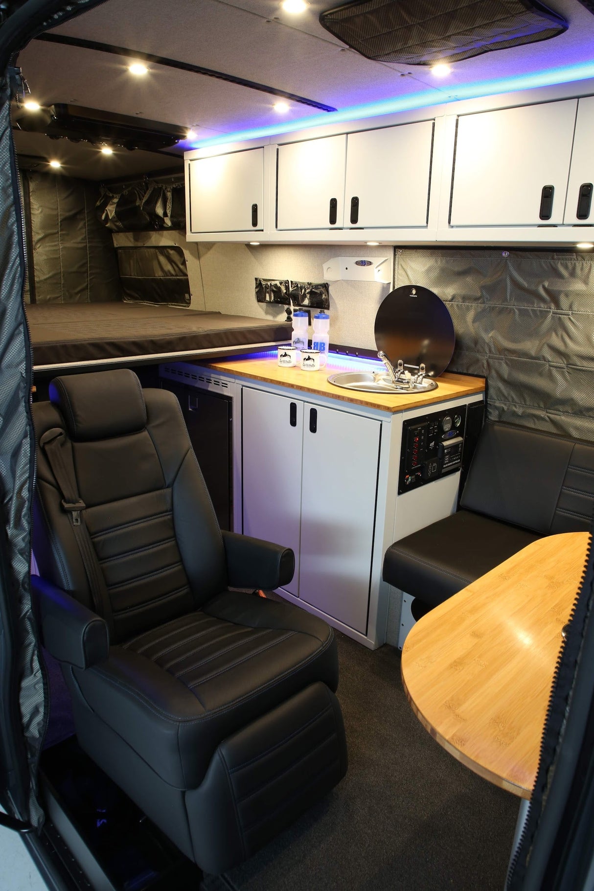 RB Components Sprinter Van Wall Cabinet, 16"H x 14"D x 18"W