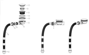 Tec Vanlife Low Profile Drain For Camper Van / RV Plumbing 3 1/2 inch