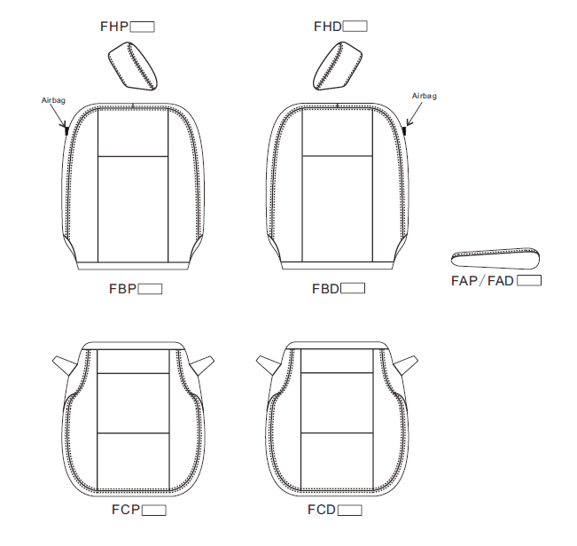 Ford Transit 1st Row Seat Covers with 1 Arm- Cargo Van / Wagon XLT / XL 2015-2026