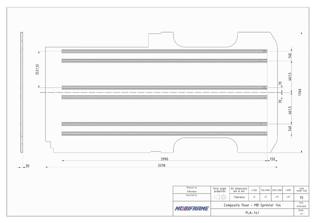 MobiFrame 2007+ Mercedes Sprinter Floor System
