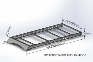 Tec Vanlife Ford Transit Roof Rack
