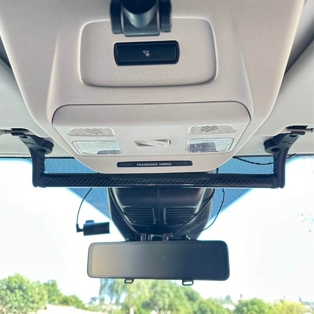 TERRA X Ford Transit Visor Mount - VISORDOK – Carbon Fiber Mount for Navigation & Devices