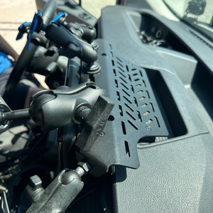 TERRA X Ford Transit Dash Mount – Navidok No-Drill Dash Mount for 12" Screen Vans - with Dual RAM Balls, T-Slot Track