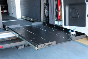 Canyon Adventure Vans Garage Slide Out Deck for Grit Overland