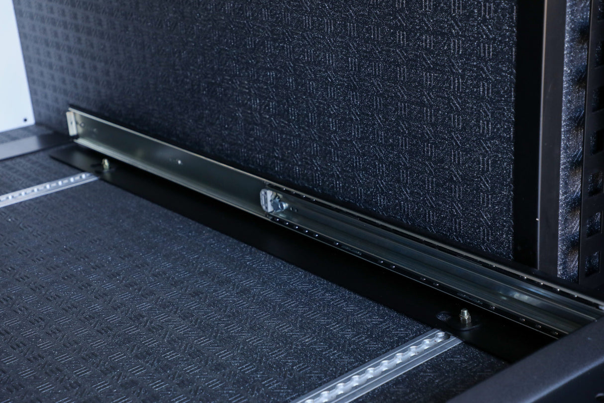 Canyon Adventure Vans Garage Slide Out Deck for Grit Overland