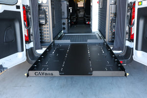 Canyon Adventure Vans Garage Slide Out Deck for Grit Overland