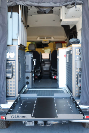 Canyon Adventure Vans Garage Slide Out Deck for Grit Overland