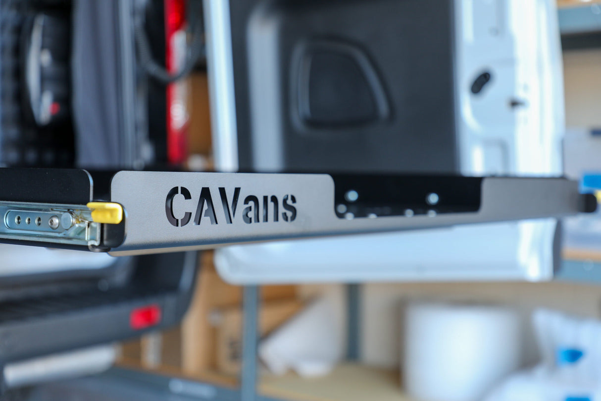 Canyon Adventure Vans Garage Slide Out Deck for Grit Overland