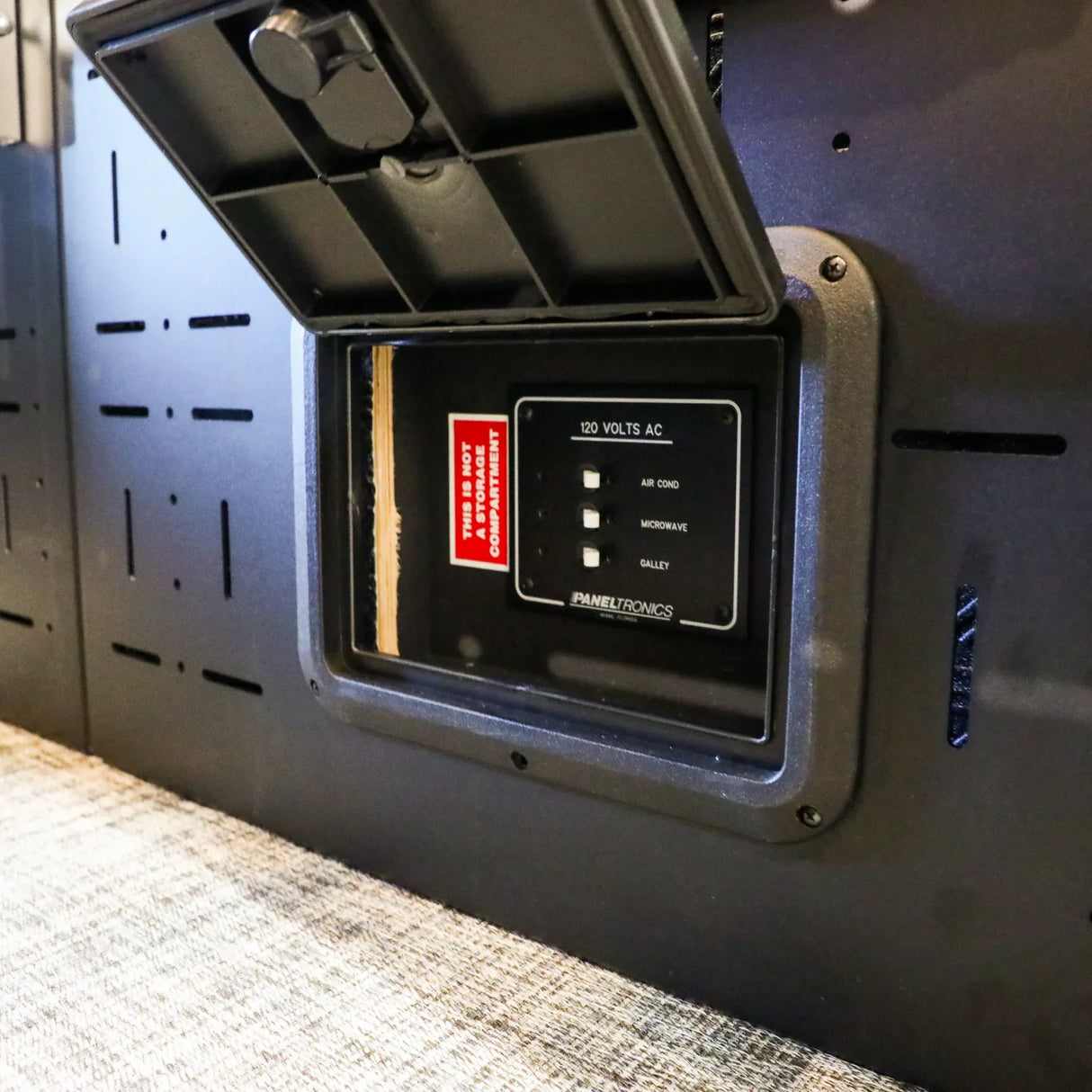 Canyon Adventure Vans Passenger Gear Wall Pro for Storyteller Overland