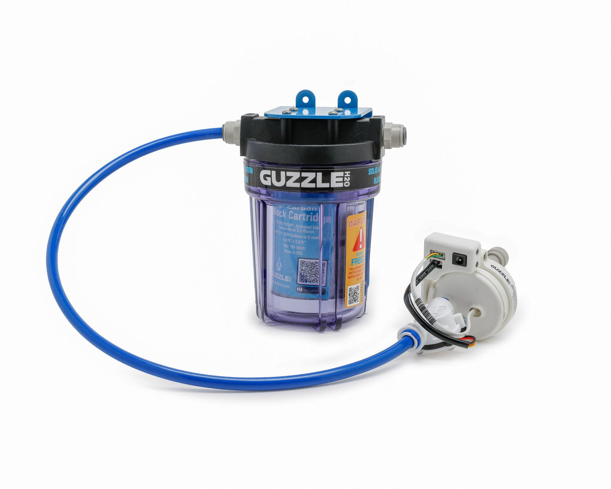 Guzzle H2O Stealth Flex Built-In Water Filtration & Purification System