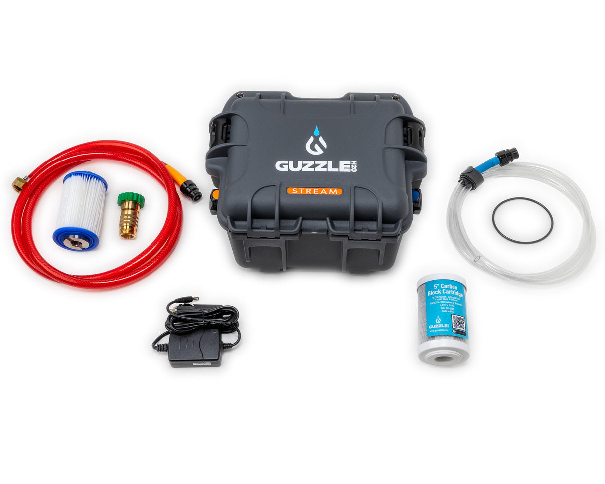 Guzzle H2O Stream - Portable Water Filtration & Purification System