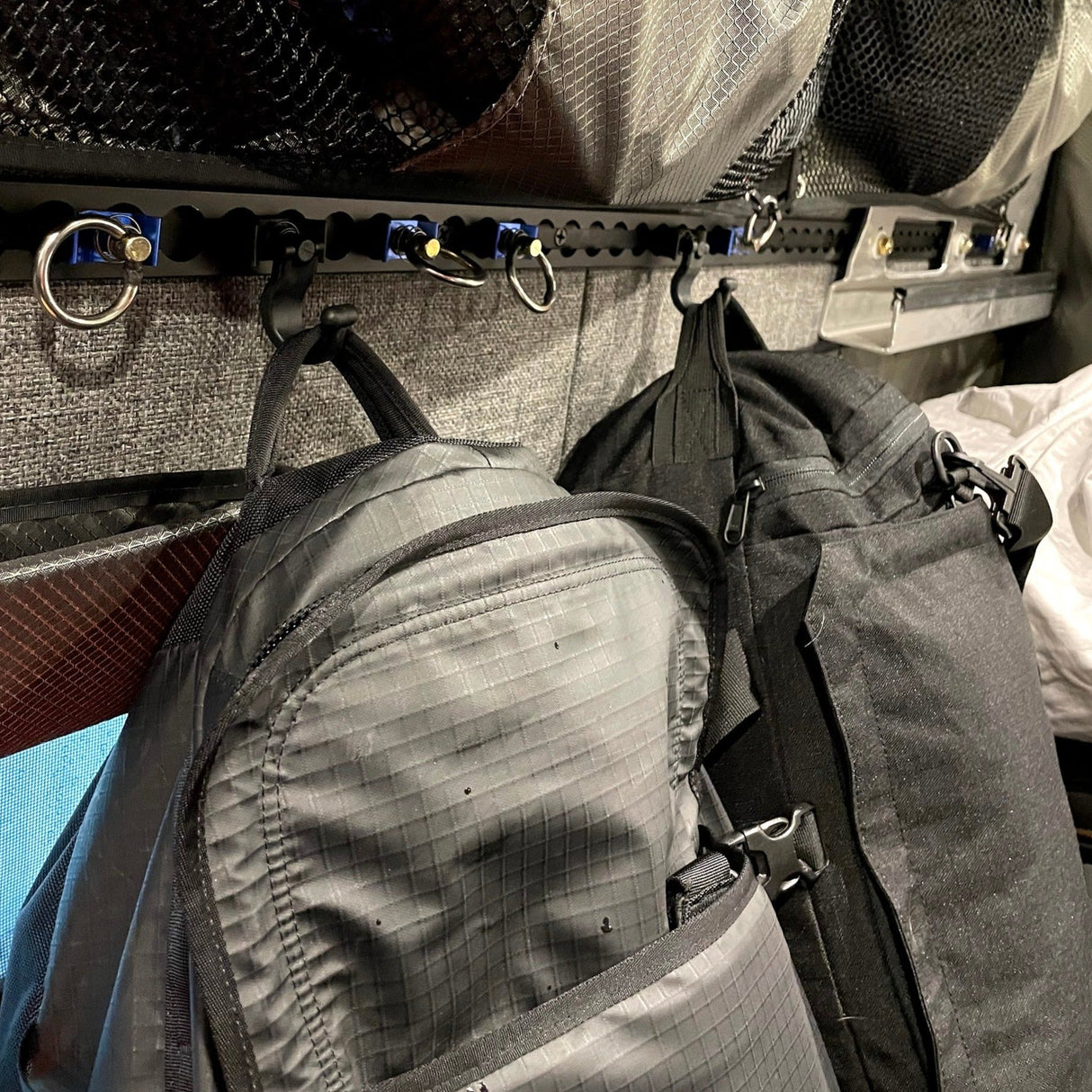 RB Components Heavy Duty Plastic L-Track Hook - 5 Pack