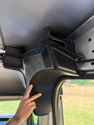 GoCode 2015+ Ford Transit Mid Roof B Pillar Blob Covers