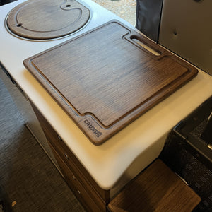 Canyon Adventure Vans Bamboo Cutting Board - STO (chocolate)
