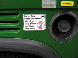 Terrawagen Diesel  Only Sticker - Volkswagen