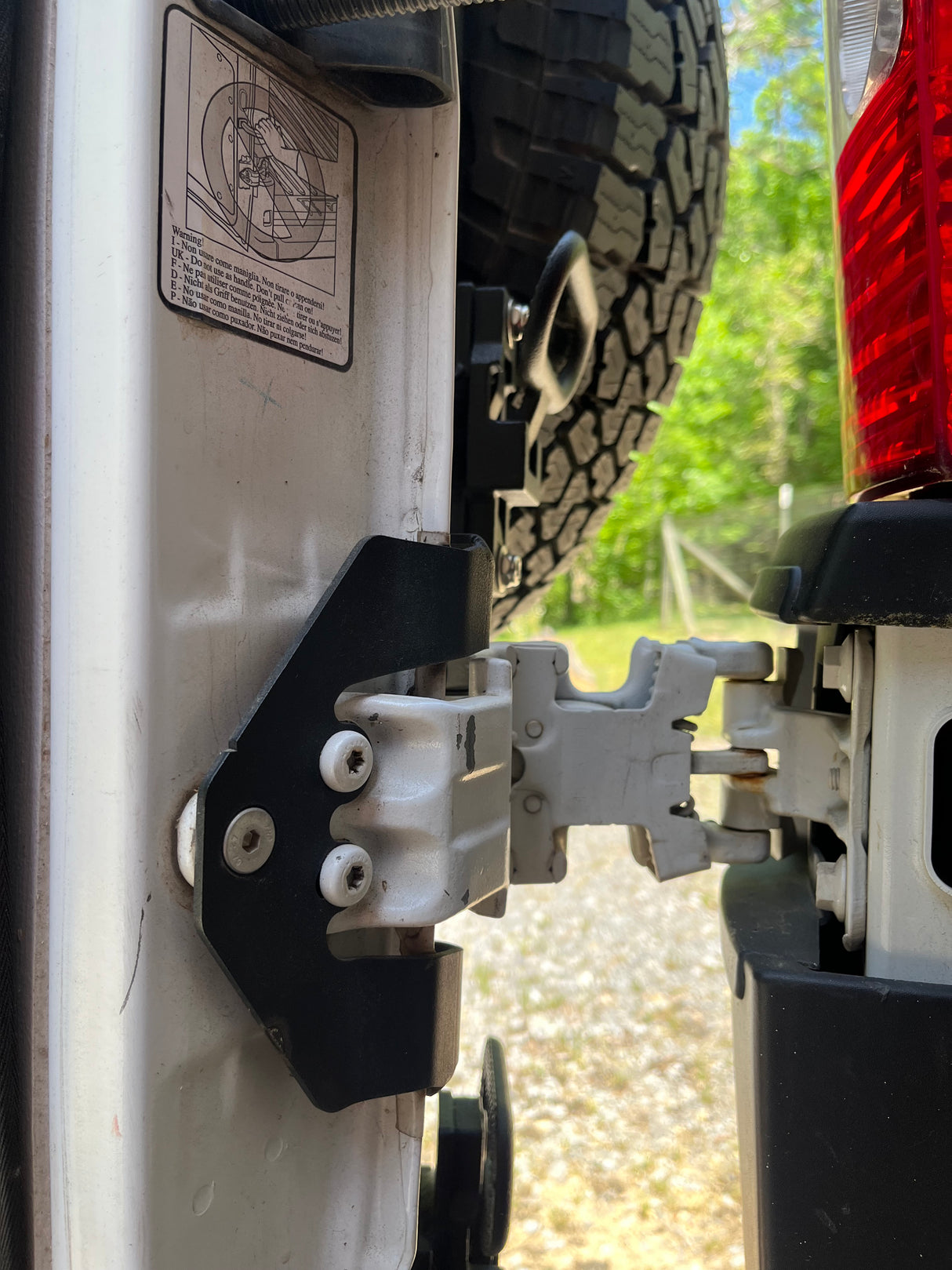 Aluminess 2014+ Ram ProMaster Rear Door Ladder