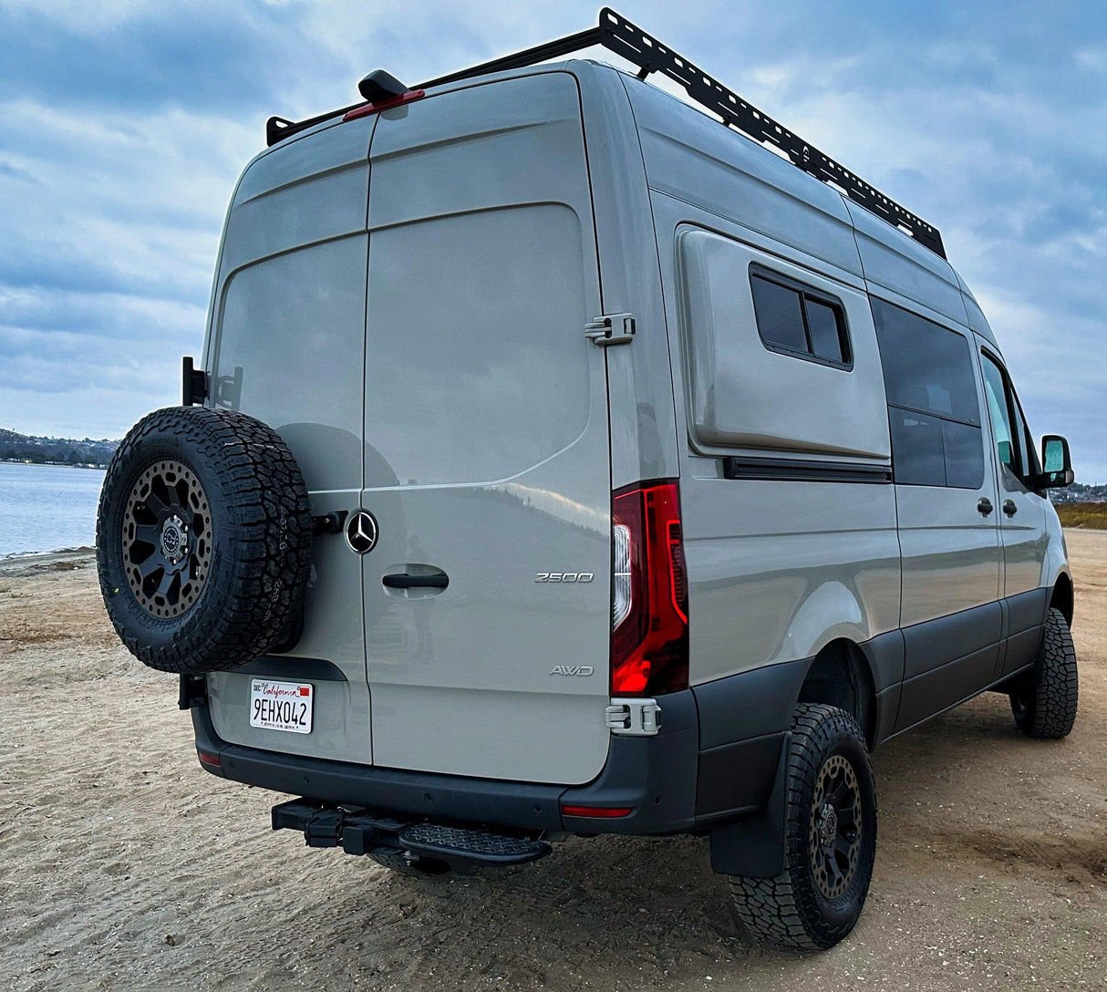 Sandy Vans Spare Tire Bracket