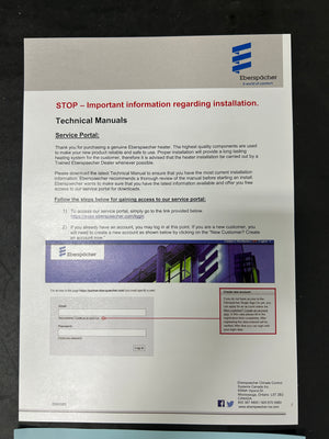 Espar AS3 B2L 12V Heater- Full Kit (Gasoline)