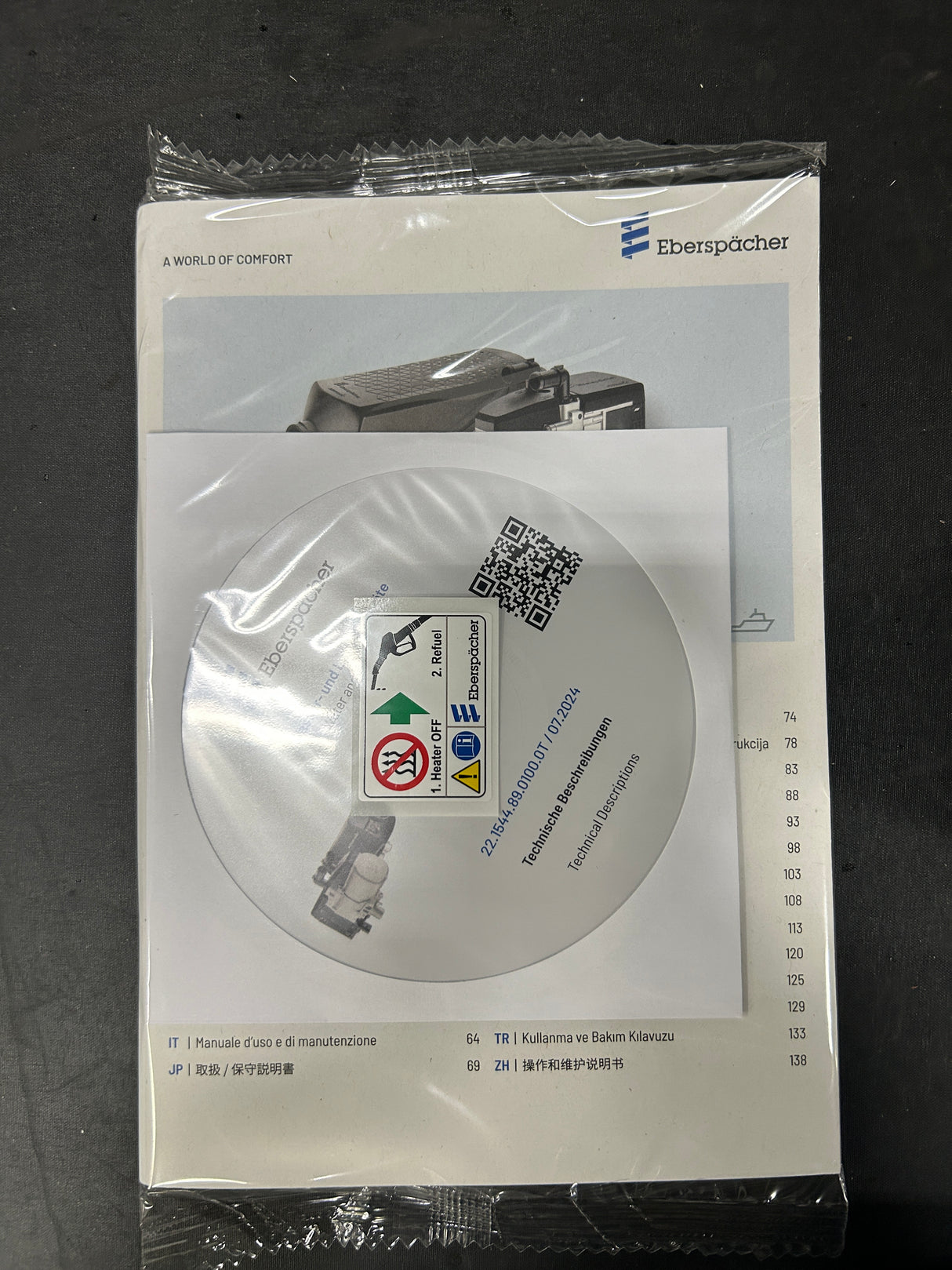 Espar AS3 B2L 12V Heater- Full Kit (Gasoline)