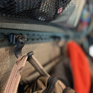 RB Components Heavy Duty Plastic L-Track Hook - 5 Pack