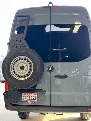 Sandy Vans Spare Tire Bracket