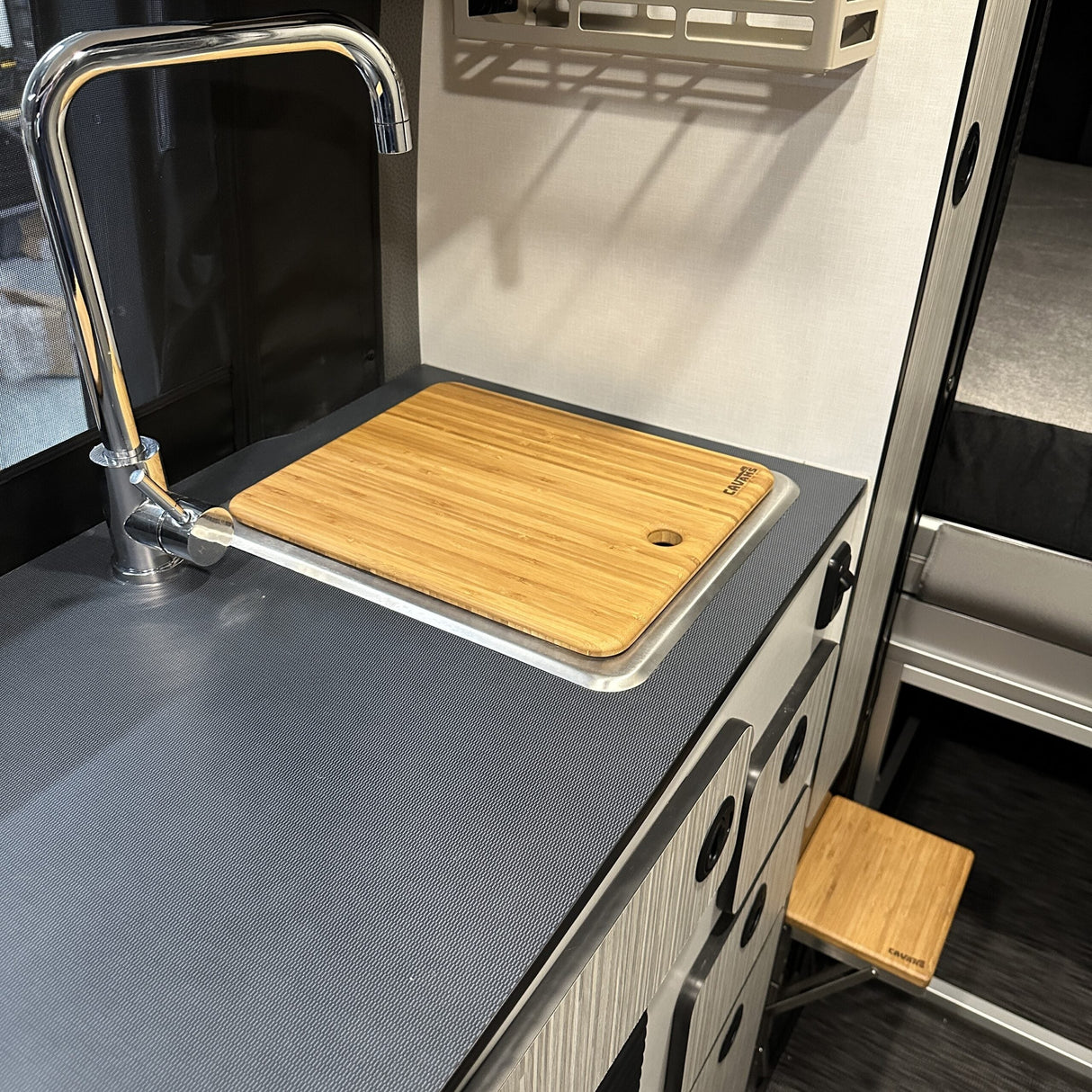 Canyon Adventure Vans Bamboo Sink Cover- REVEL/JAYCO/ENTEGRA/TIFFIN