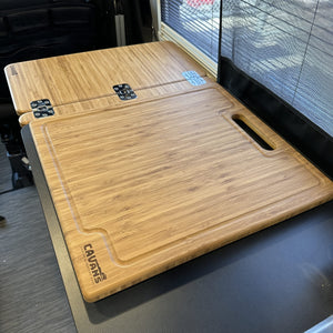 Canyon Adventure Vans Bamboo Cutting Board - Natural