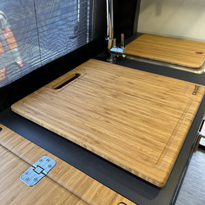 Canyon Adventure Vans Bamboo Cutting Board - Natural