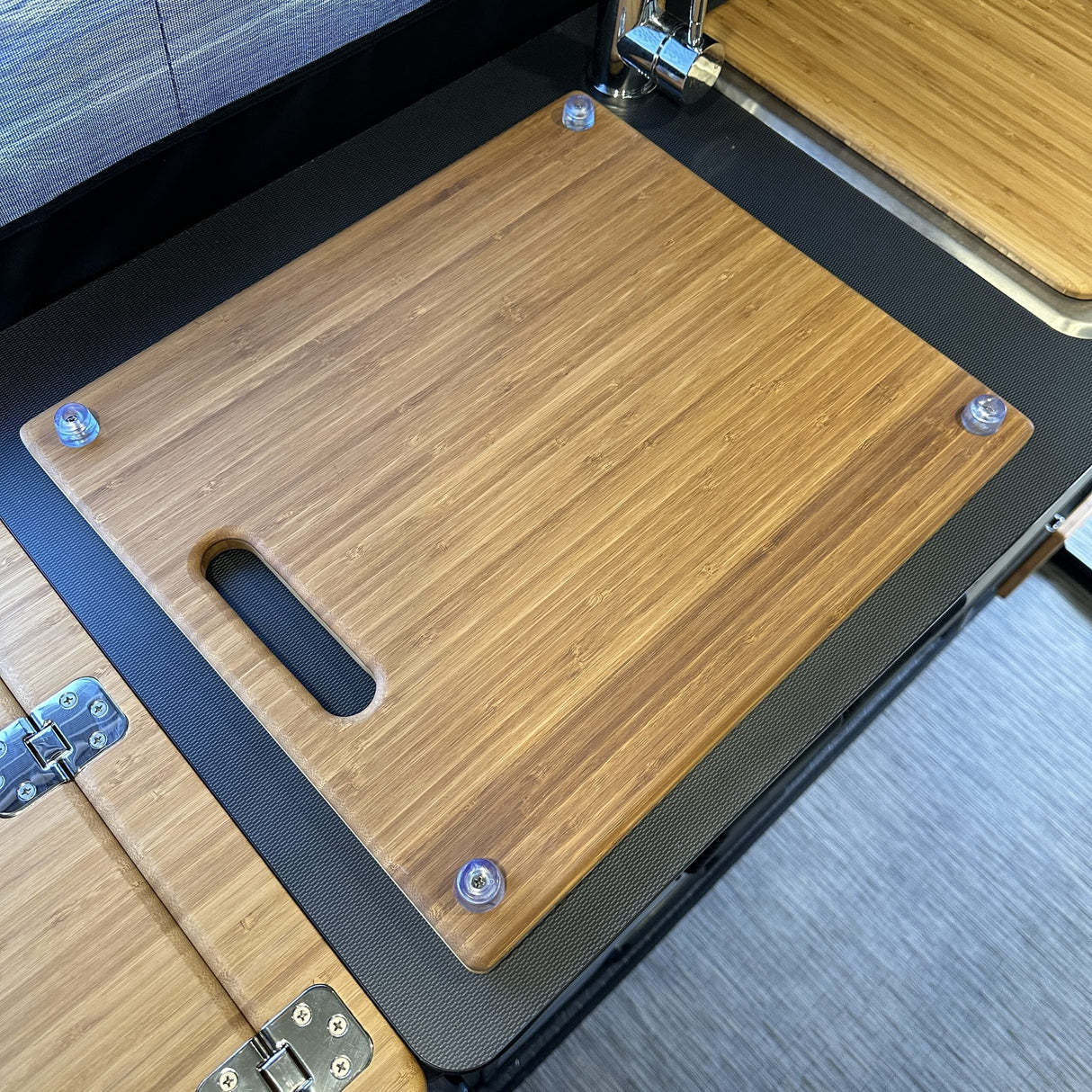 Canyon Adventure Vans Bamboo Cutting Board - Natural