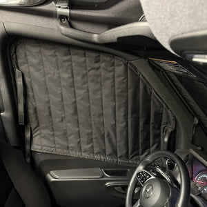Canyon Adventure Vans CLIMA-SHADE Insulated Front Door Window Covers - SET