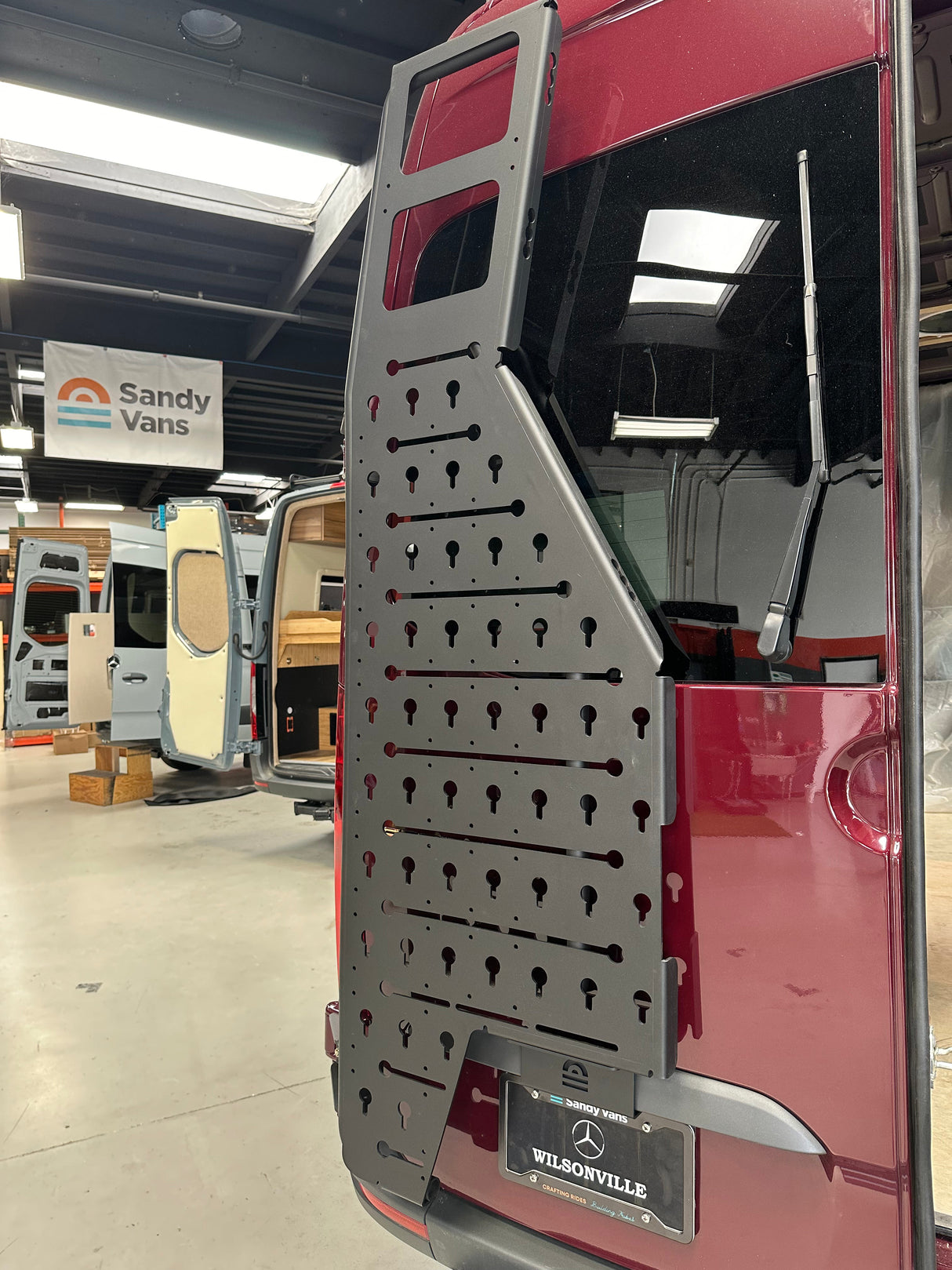 Sandy Vans Mercedes Sprinter Port Rack