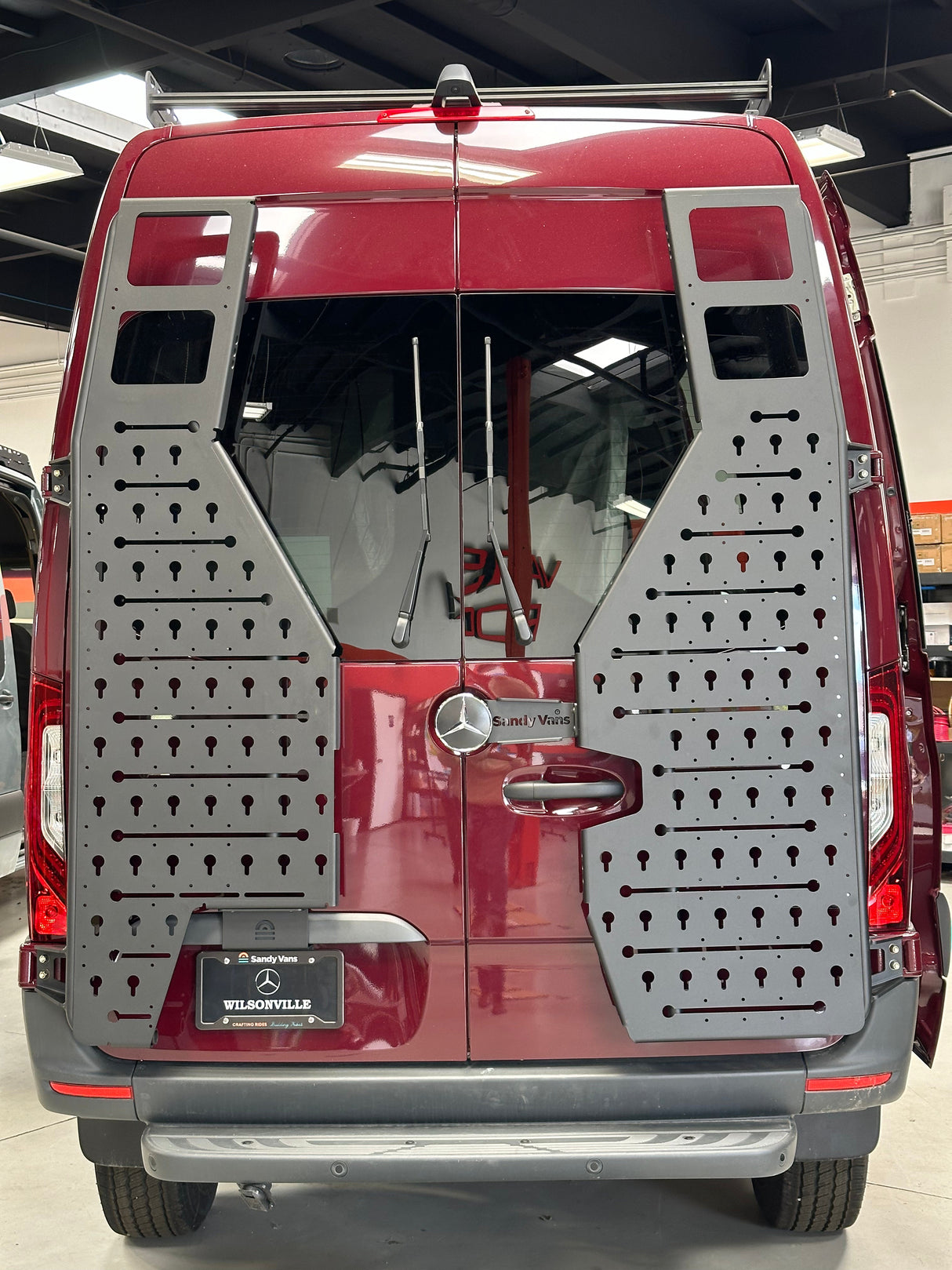 Sandy Vans Mercedes Sprinter Starboard Rack