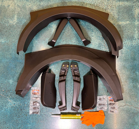 Terrawagen Desert Defender Classic Fender Flares – Rounded Rear Arch, Single Cut Install for 2019–2025 Sprinter